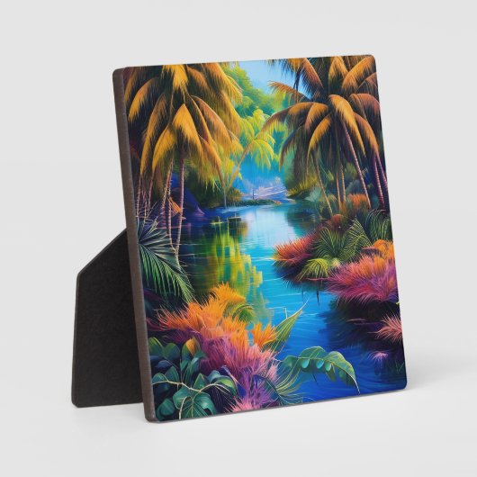 Tropisch paradijs II Fotoplaat (Voorkant)