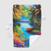 Tropisch paradijs II Golfhanddoek (Insitu)