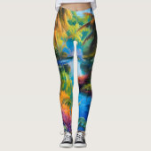 Tropisch paradijs II Leggings (Voorkant)