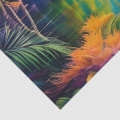 Tropisch paradijs II Tissuepapier (Detail)