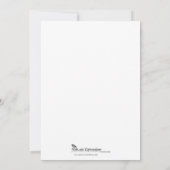 Tropisch paradijs in de uitnodigingen voor groene  (Achterkant)