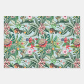 Tropisch paradijs inpakpapier vel (Voorkant)