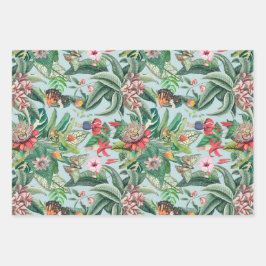 Tropisch paradijs inpakpapier vel