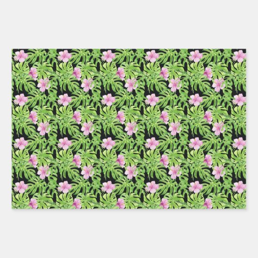 Tropisch paradijs inpakpapier vel (Voorkant 3)