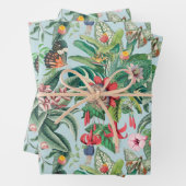 Tropisch paradijs inpakpapier vel (In situ)