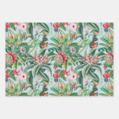 Tropisch paradijs inpakpapier vel (Voorkant)