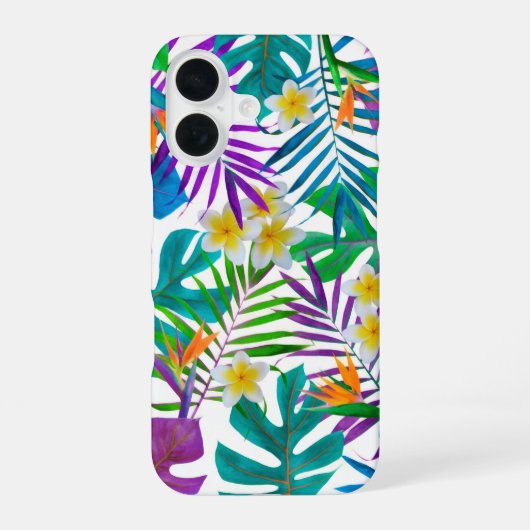 Tropisch paradijs iPhone 16 hoesje (Achterkant)