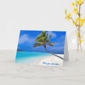 Tropisch paradijs kaart (Gele Bloem)