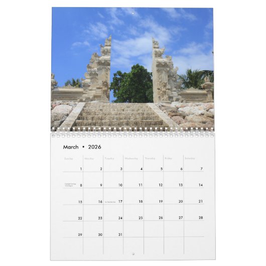 Tropisch paradijs kalender (Mar 2026)