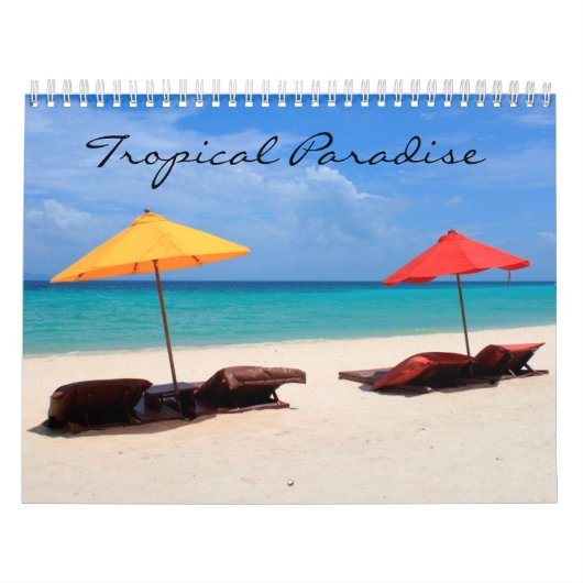 Tropisch paradijs kalender (Hoes)