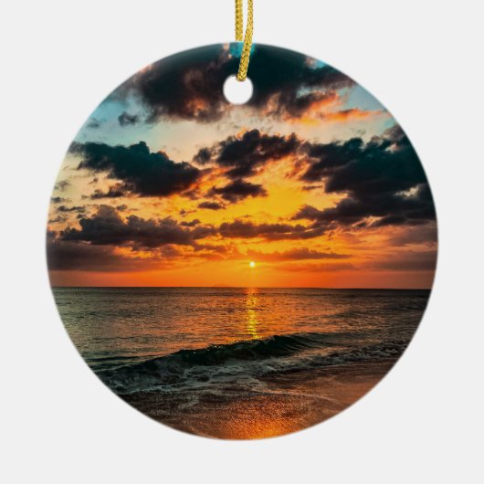 Tropisch paradijs Kerst Ornament (Voorkant)