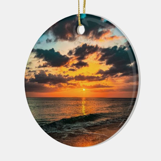 Tropisch paradijs Kerst Ornament (Links)