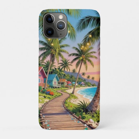 Tropisch Paradijs Kust Zeekot Oceaan Case-Mate iPhone Case (Achterkant)
