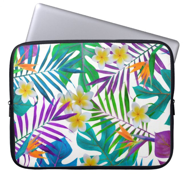 Tropisch paradijs laptop sleeve (Voorkant)