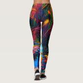 Tropisch paradijs leggings (Achterkant)