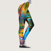 Tropisch paradijs leggings (Rechts)