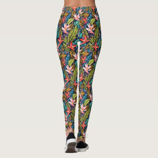 Tropisch paradijs leggings (Achterkant)