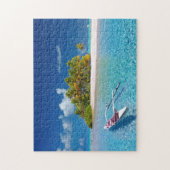 Tropisch paradijs legpuzzel (Verticaal)