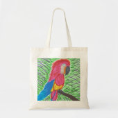 Tropisch paradijs Macaw Tote Bag (Voorkant)