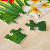 Tropisch paradijs met kleine Hummingvogels Legpuzzel (Zijkant)