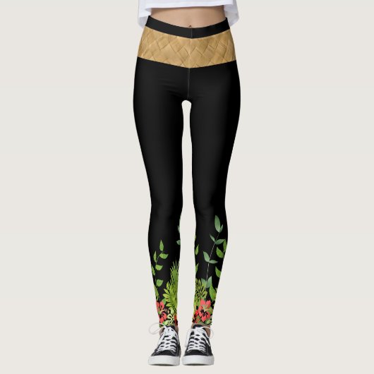 Tropisch paradijs (onderweg) leggings (Voorkant)
