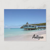 Tropisch paradijs op Antigua Briefkaart (Voorkant)