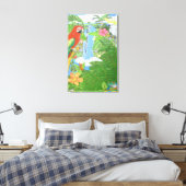 Tropisch paradijs op Canvas met opties Afdruk (Insitu (Slaapkamer))
