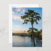 Tropisch paradijs op Sunset, Fiji Briefkaart (Voorkant / Achterkant)