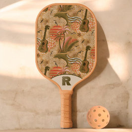 Tropisch paradijs pickleball paddle