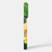 Tropisch Paradijs Plumeria Hawaïaanse Illustratie Case-Mate iPhone Case (Achterkant / Rechts)