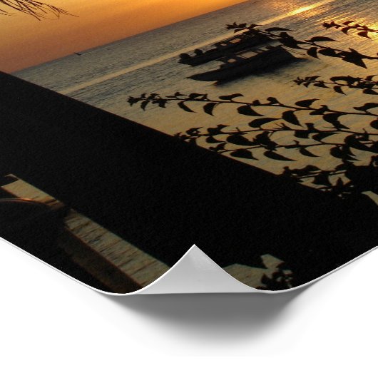 Tropisch paradijs poster (Hoek)