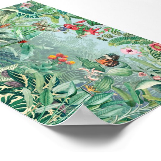 Tropisch paradijs poster (Hoek)