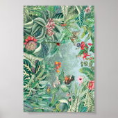 Tropisch paradijs poster (Voorkant)