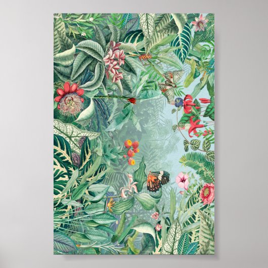 Tropisch paradijs poster (Voorkant)