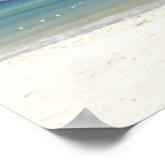 Tropisch paradijs poster (Hoek)