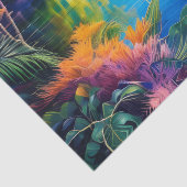 Tropisch paradijs reflectie tissuepapier (Detail)