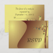 Tropisch Paradijs RSVP Huwelijksuitnodiging (Voorkant / Achterkant)