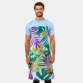 Tropisch paradijs schort (Gedragen)