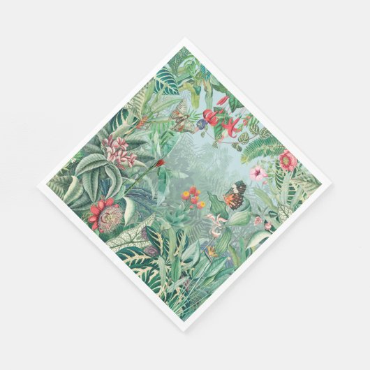 Tropisch paradijs servet (Hoek)