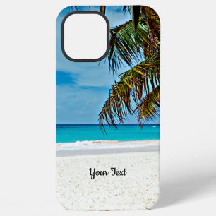 Tropisch paradijs sjabloon, personaliseer iPhone 12 pro max hoesje
