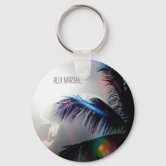 Tropisch paradijs sleutelhanger (Voorkant)