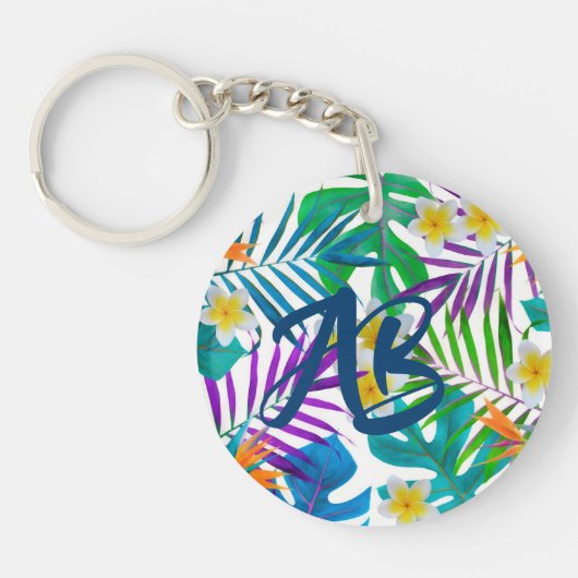 Tropisch paradijs sleutelhanger (Voorkant)