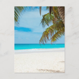 Tropisch paradijs strand briefkaart