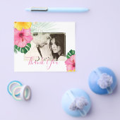 Tropisch Paradijs Strand Bruiloft Levendige Bloeme Flyer (Enkel)