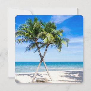 Tropisch Paradijs Strand Palm Bestemming Bestemmin