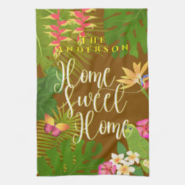 Tropisch Paradijs Sweet Home Bruin Theedoek