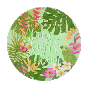 Tropisch Paradijs Sweet Home Snijplank