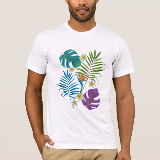 Tropisch paradijs t-shirt (Voorkant)
