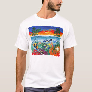 Tropisch paradijs t-shirt