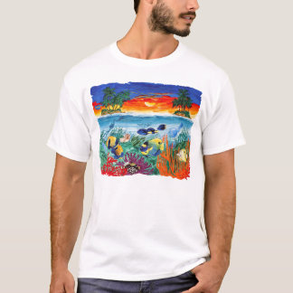 Tropisch paradijs t-shirt